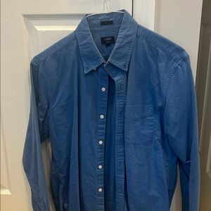 J. Crew Men's Sky Blue Button-Down Shirt